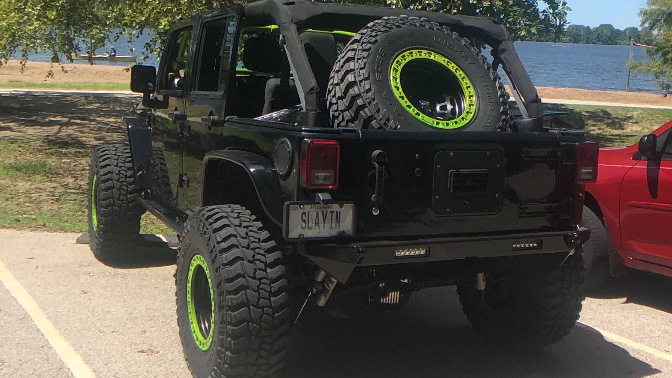 2012 Jeep Wrangler JKU on Artec Industries Nighthawk Front Bumper