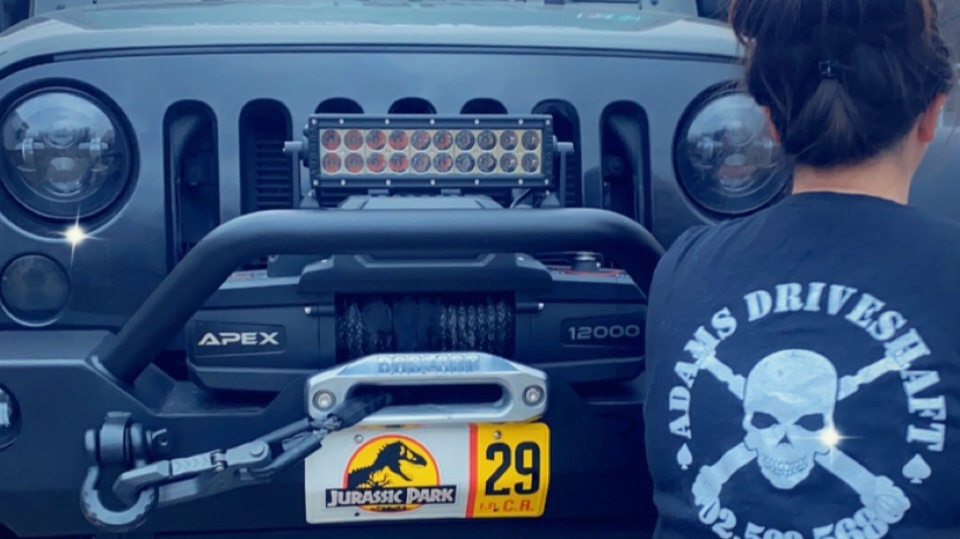 2015 Jeep Wrangler JKU on Azzy Design Works parts