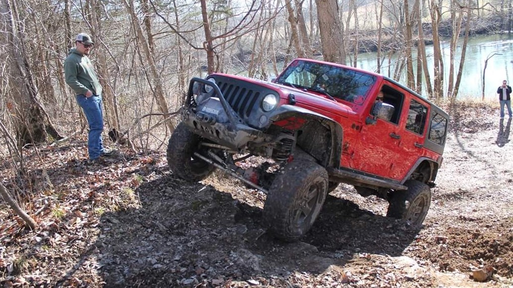 2014 Jeep Wrangler JK on Artec Industries Nighthawk Mid-tube Stinger Front Bumper