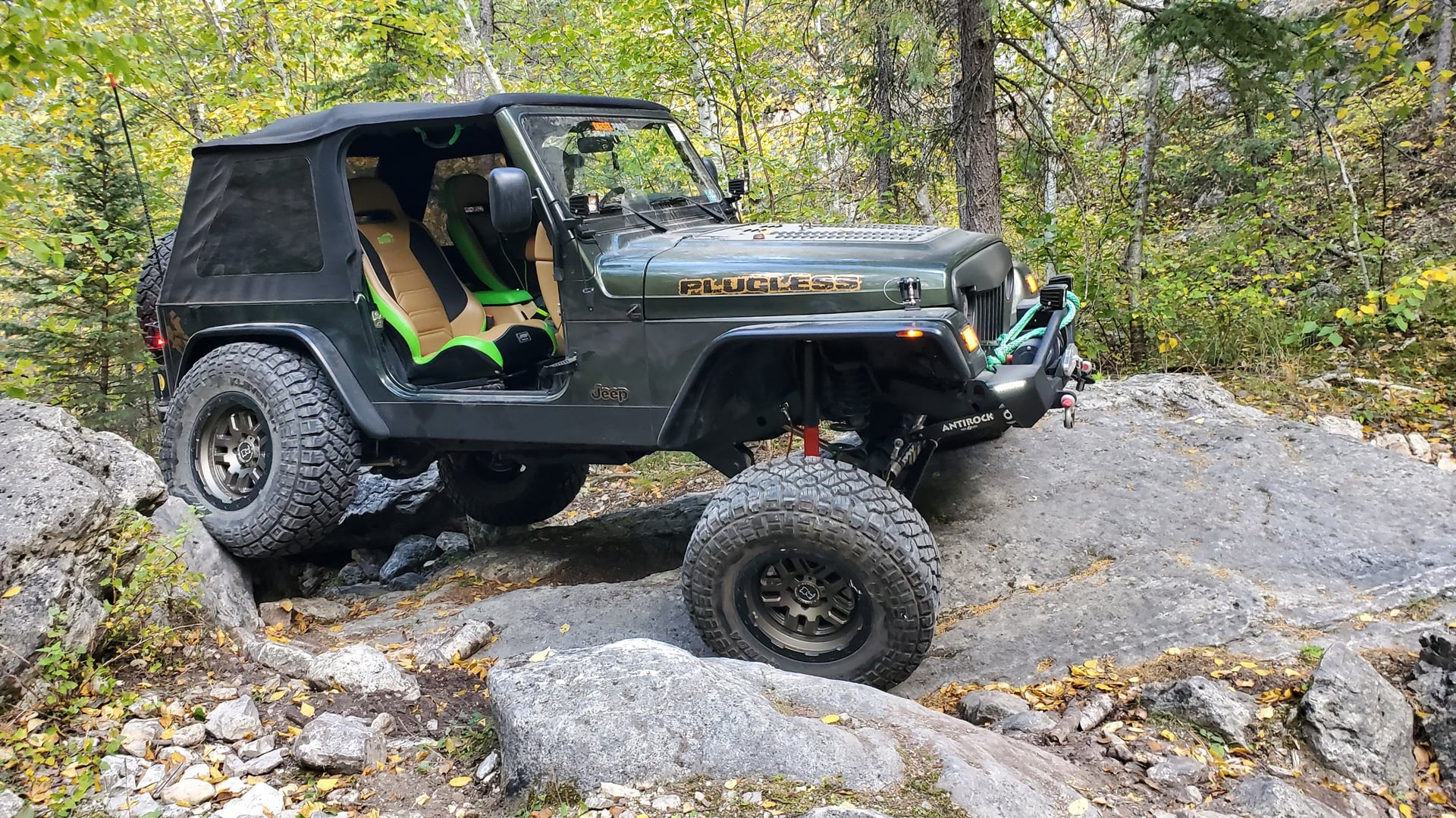 1998 Jeep Wrangler TJ on Axis Industries parts