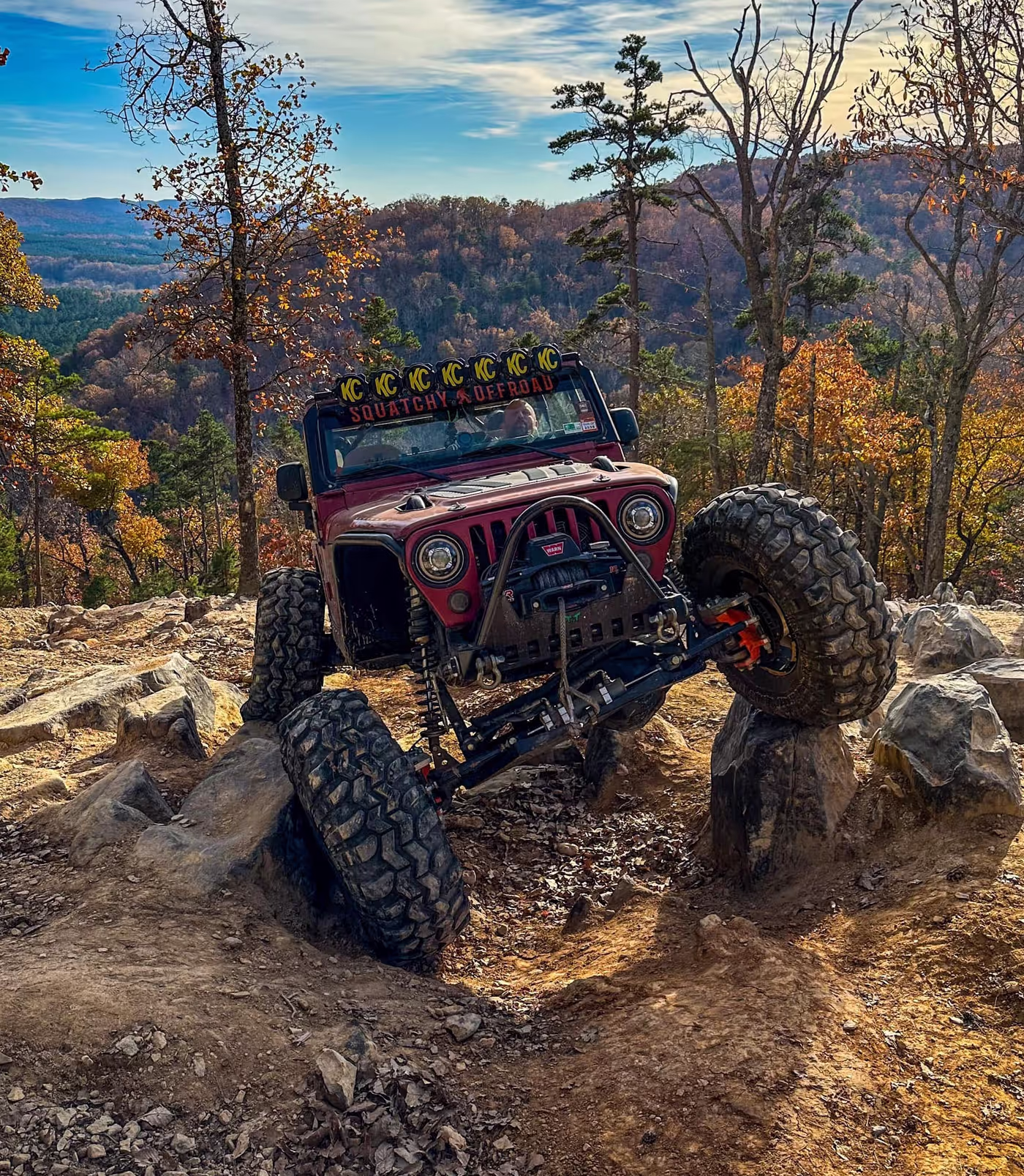 1998 Jeep Wrangler TJ on JB Custom Fabrication parts