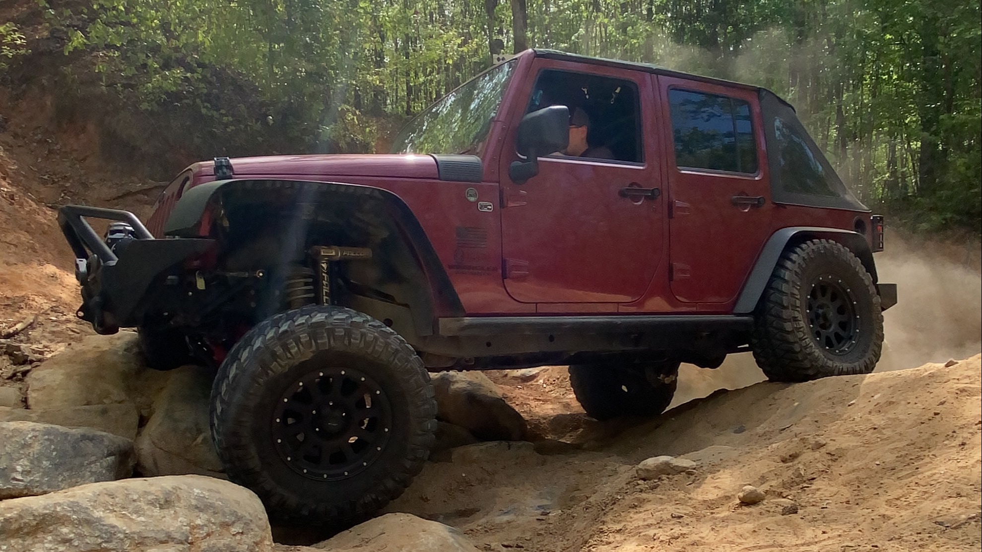 2013 Jeep Wrangler on Motobilt Hammer Front Bumper