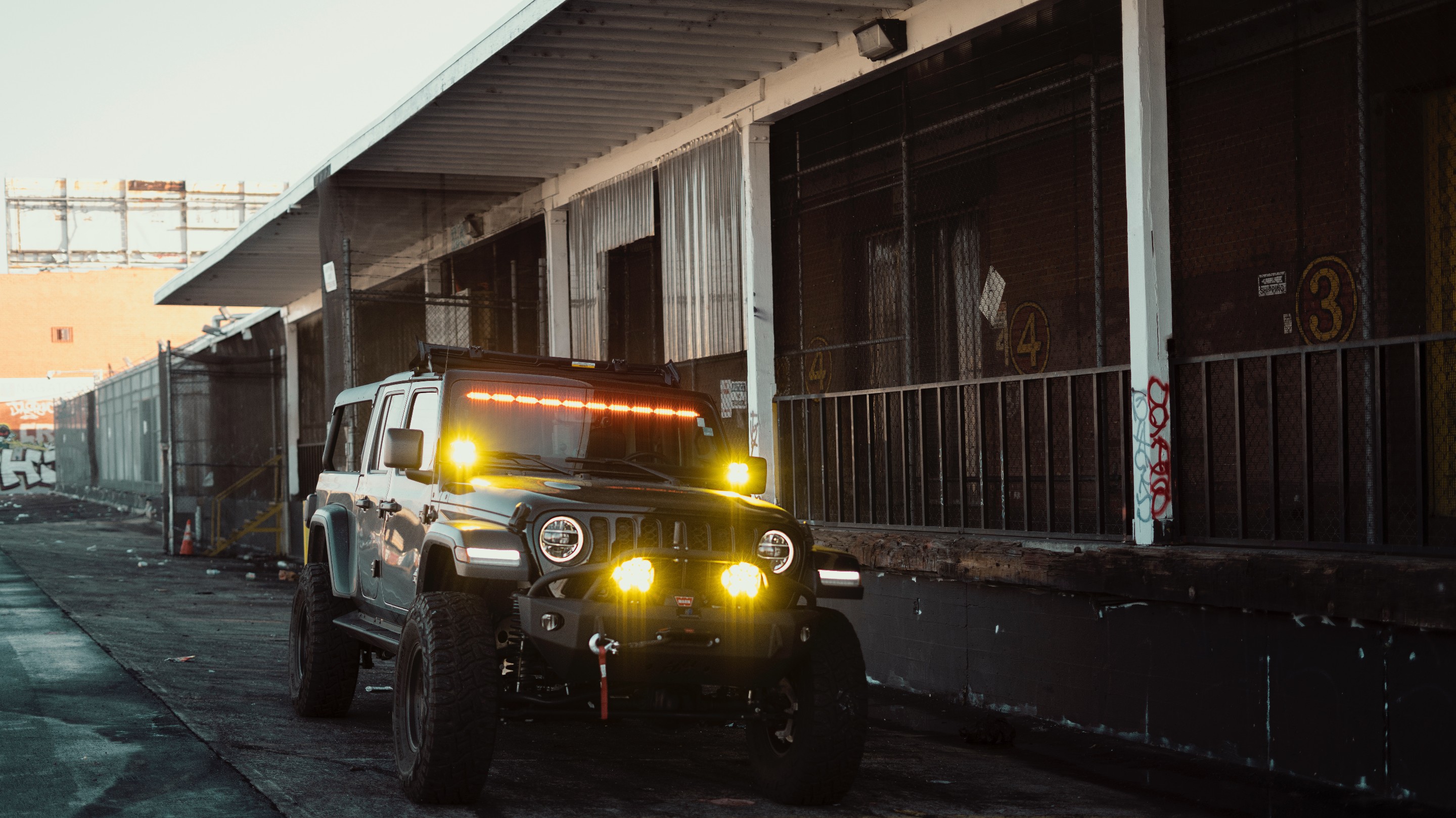 2020 Jeep Gladitor JT on Hammerhead Armor parts