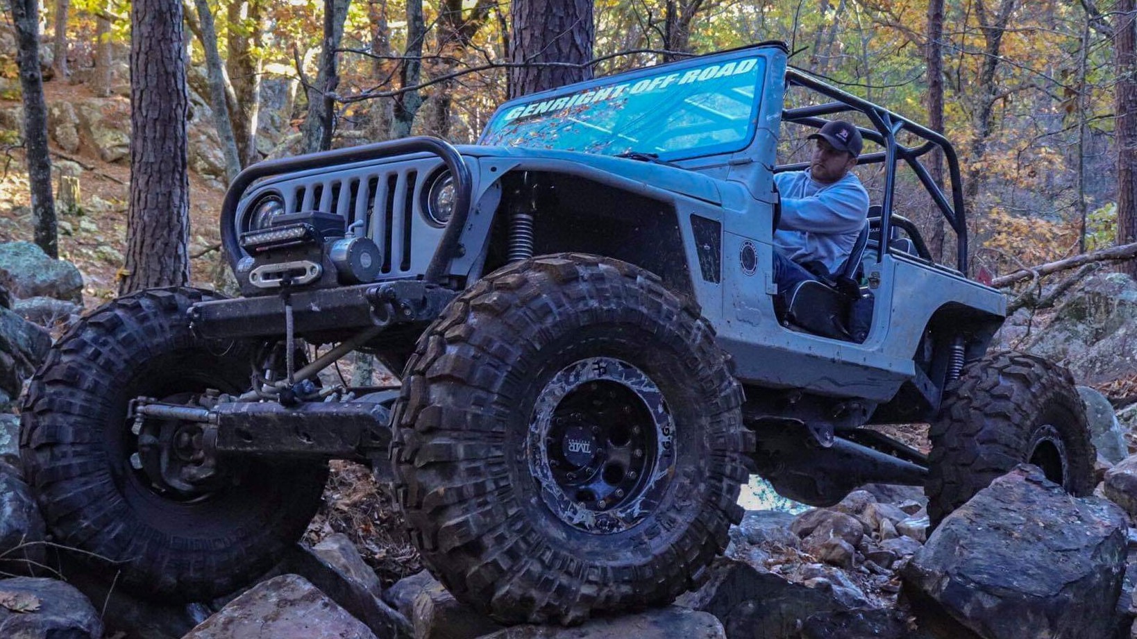 2002 Jeep Wrangler TJ on Deviant Customs parts