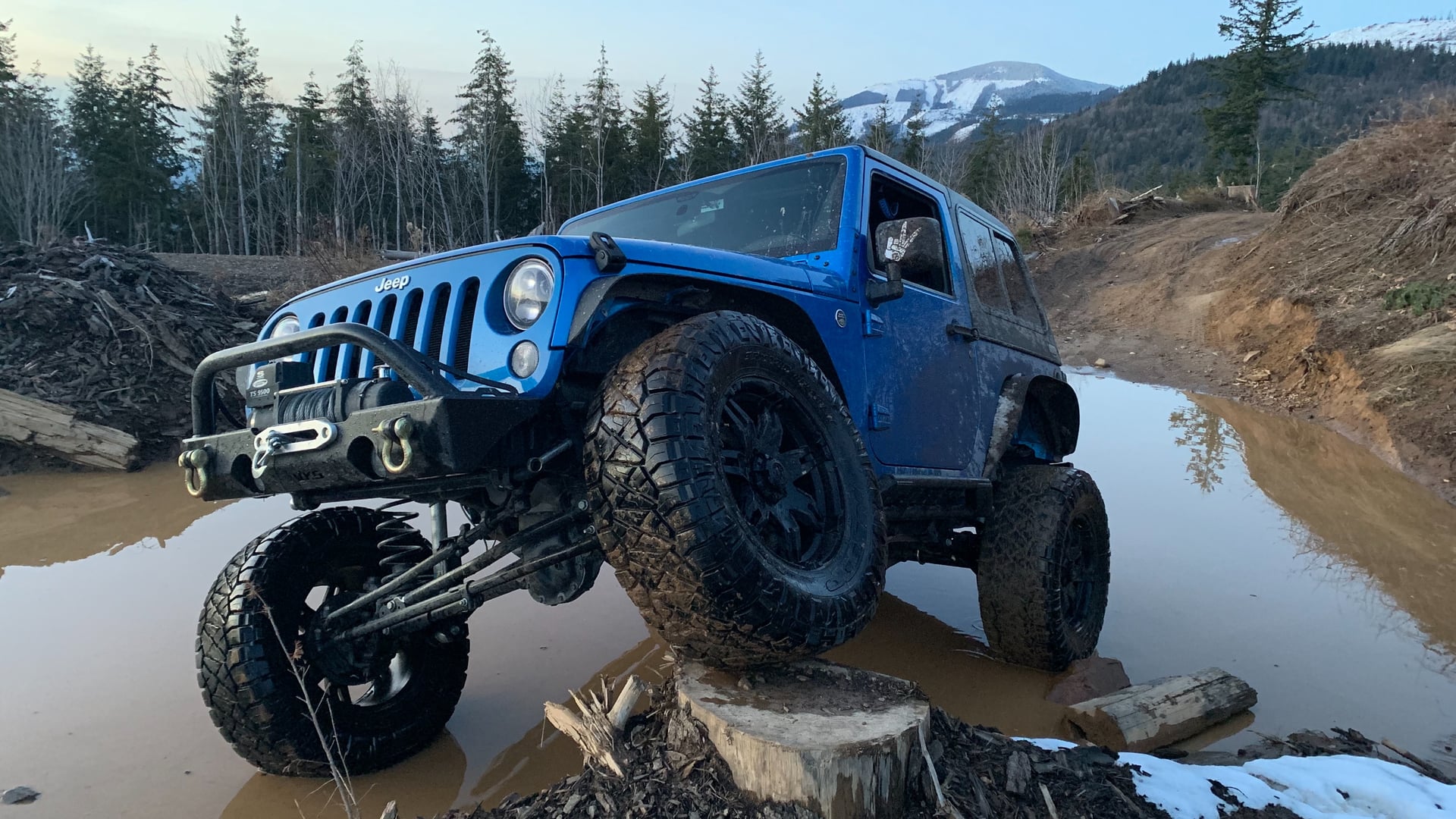 2015 Jeep Wrangler JK on Black Dog Offroad parts
